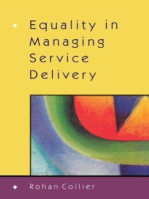 cover image of Equality in Managing Service Delivery